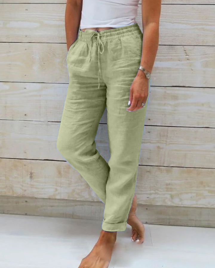 Zyvanta | Women’s Cuffed Hem Summer Jogger Trousers