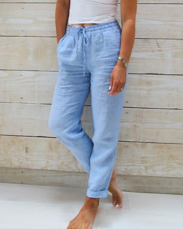 Zyvanta | Women’s Cuffed Hem Summer Jogger Trousers