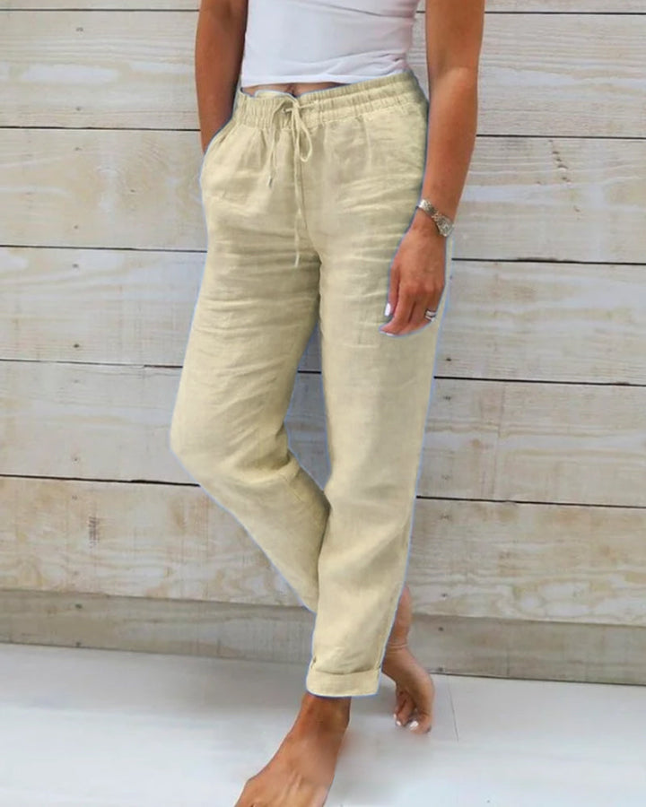 Zyvanta | Women’s Cuffed Hem Summer Jogger Trousers