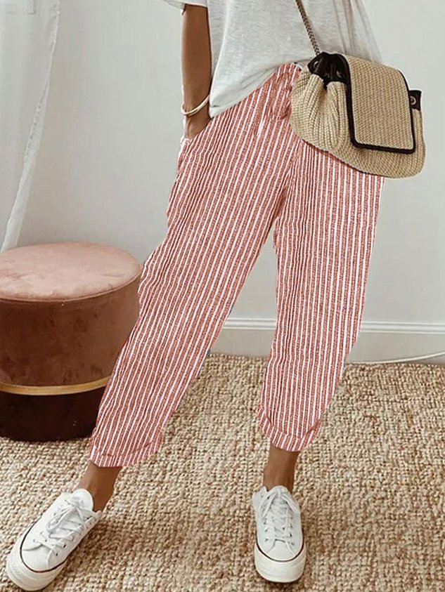 Vaeritha | Women’s striped Casual Summer Trousers