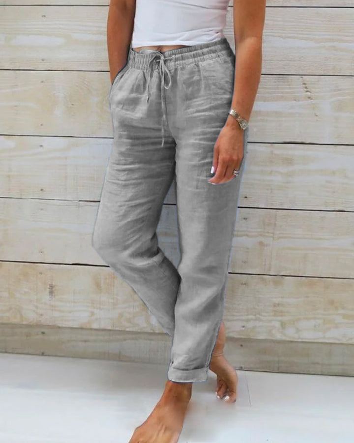 Zyvanta | Women’s Cuffed Hem Summer Jogger Trousers