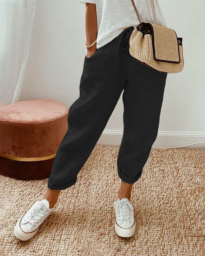 Vaeritha | Women’s striped Casual Summer Trousers