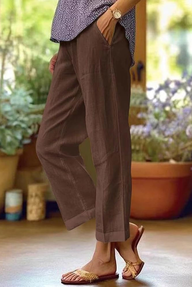 Zeravith | Women’s Straight-Leg Summer Trousers