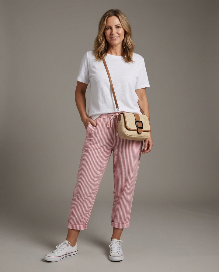 Vaeritha | Women’s striped Casual Summer Trousers