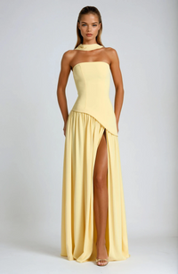 Veronika | Women’s Formal Wedding Guest Maxi Dress With Side Slit