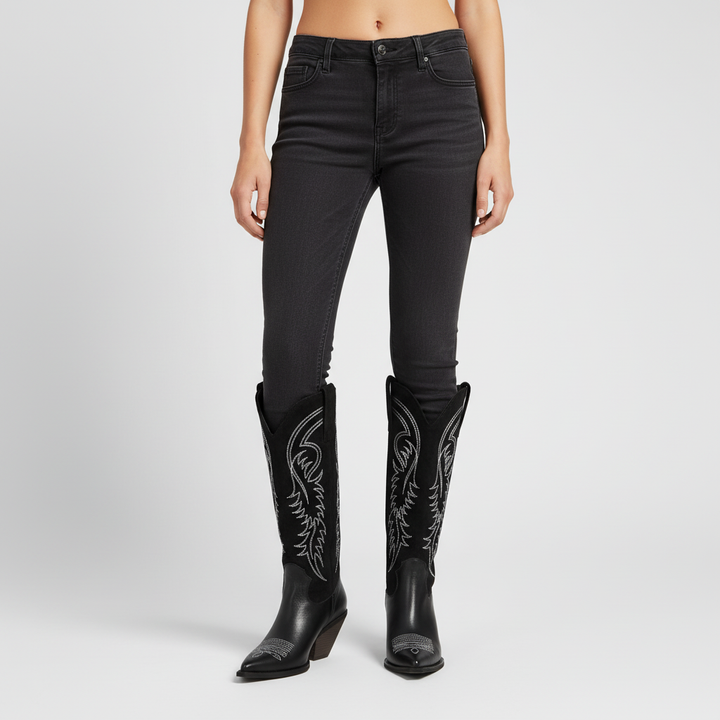 Tiana | Women's Elegant Knee High Cowboy Boots